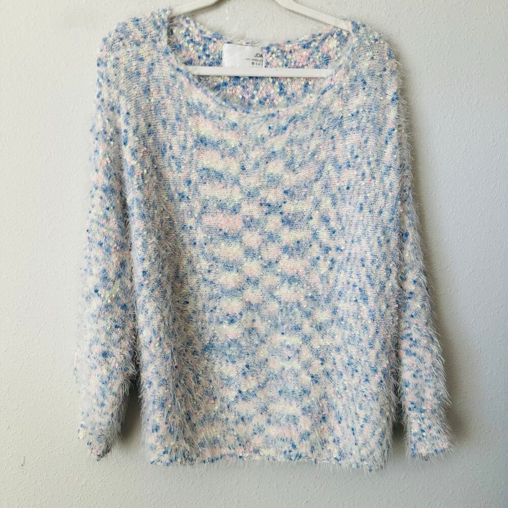 J.O.A Fuzzy Knit Cozy Sweater